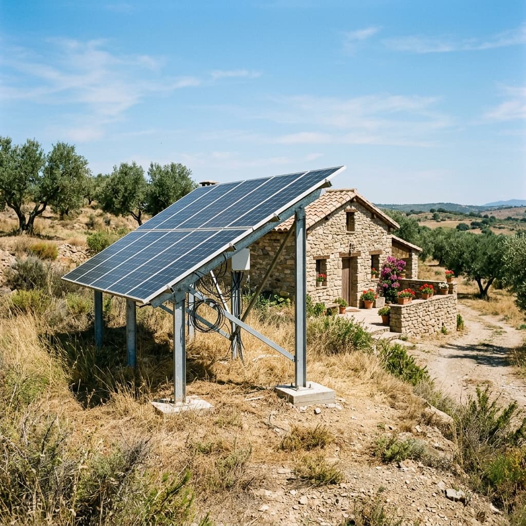 Instalaciones aisladas de placas solares